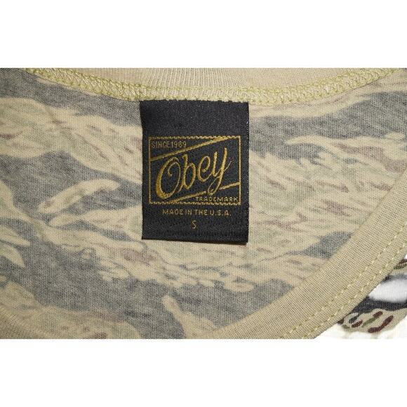 Obey Camo Sunburst Graphic Tank-Made in USA Size S - Picture 8 of 9